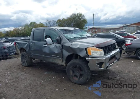 2014 Nissan Titan Sl из США, поврежденный, VIN 1N6BA0EC3EN509578